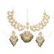 Heritage Crescent Kundan Bridal Jewelry Set